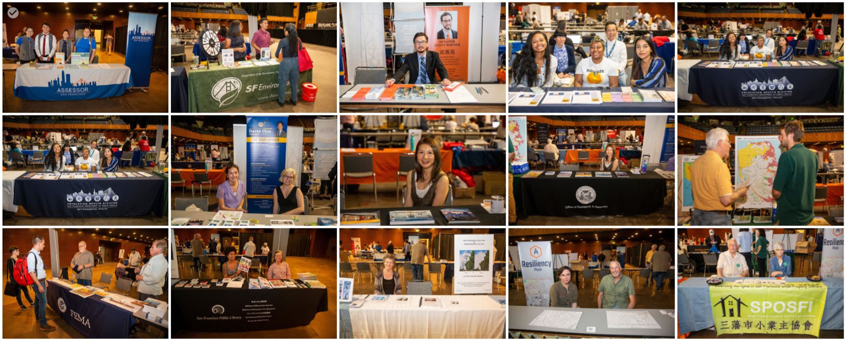 Earthquake Safety Fair Photo Collage